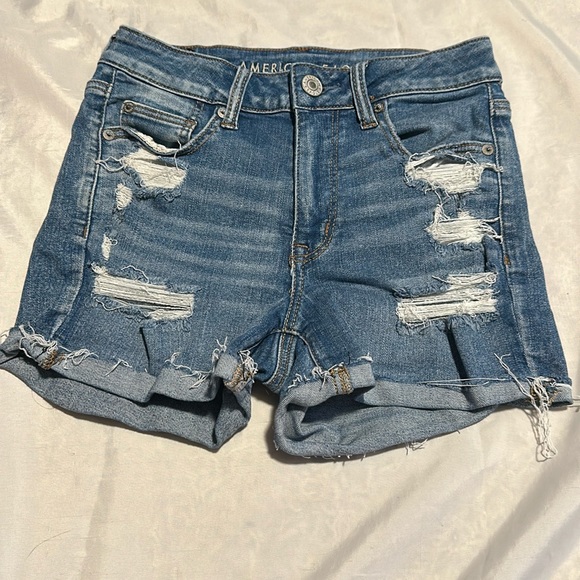 American Eagle Outfitters Pants - American Eagle Hi-Rise Shortie Shorts Sz 4